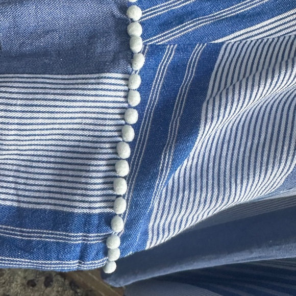 Nic +  Zoe Linen Tunic Striped Dress - 3X - Pockets! - Picture 9 of 12